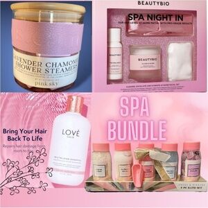 (12 pc) LUXURY SPA BUNDLE: Professional Facial Masks Steamers & Shampoo